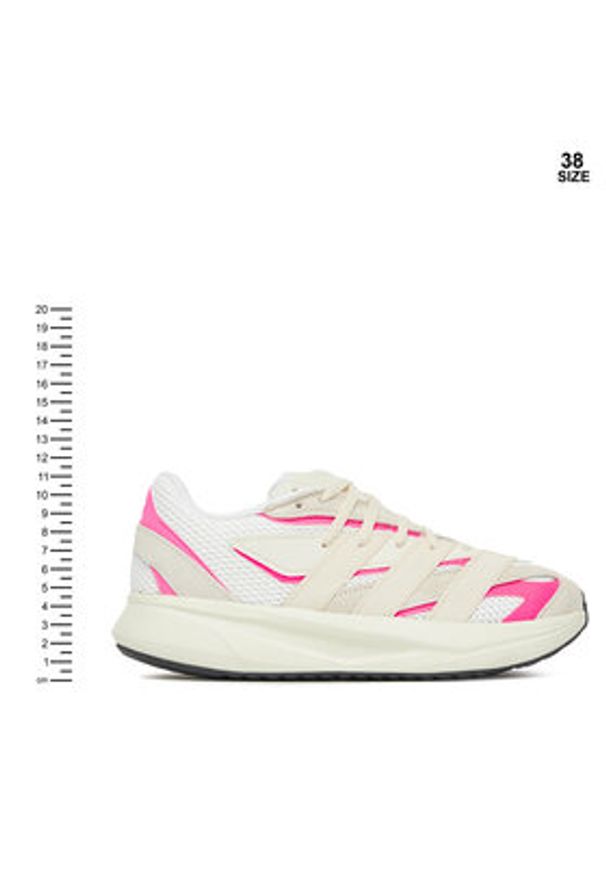 Adidas - adidas Sneakersy Lightblaze JQ4760 Beżowy. Kolor: beżowy. Materiał: materiał