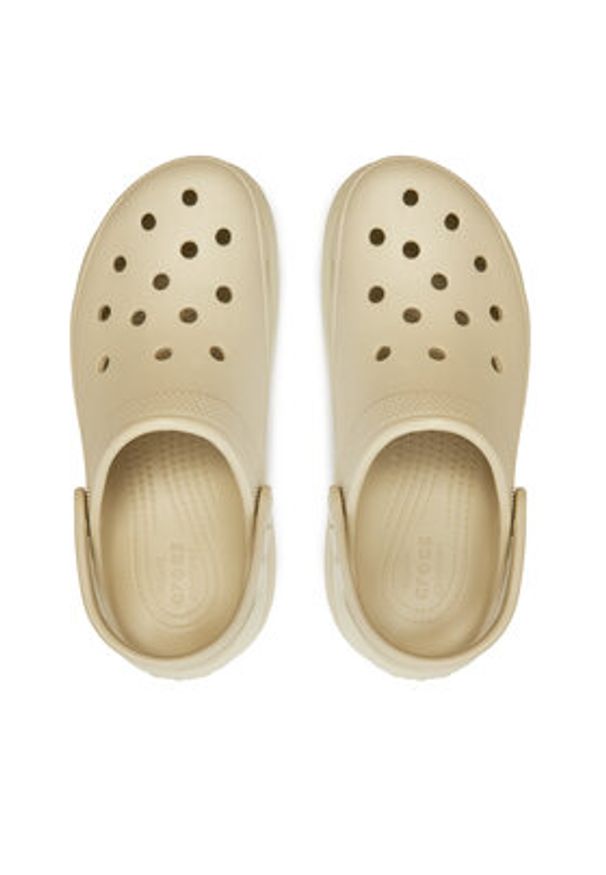 Crocs Klapki Classic Mega Crush Clog 207988 Beżowy. Kolor: beżowy