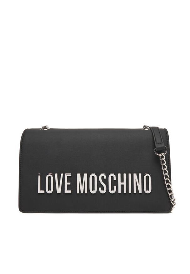 Love Moschino - LOVE MOSCHINO Torebka JC4192PP0NKD000B Czarny. Kolor: czarny. Materiał: skórzane