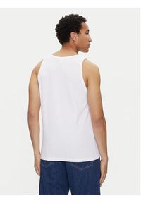 Jack & Jones - Jack&Jones Tank top Fusion 12276614 Biały Regular Fit. Kolor: biały. Materiał: bawełna #6
