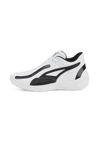 Buty koszykarskie męskie Puma Rise Nitro. Zapięcie: sznurówki. Kolor: biały. Materiał: materiał, tkanina, syntetyk. Szerokość cholewki: normalna