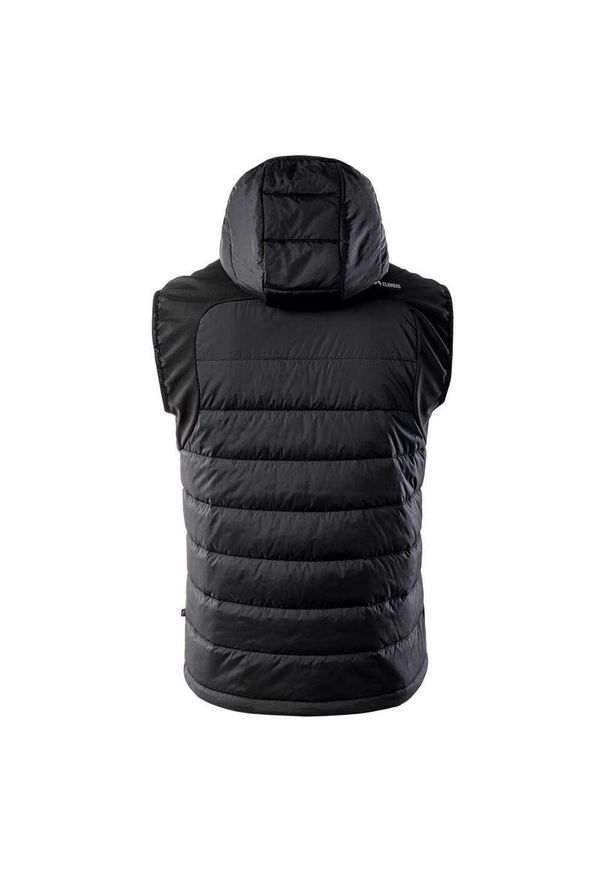 Elbrus - Bezrękawnik Męska Pikowany Raman. Kolor: czarny. Długość rękawa: bez rękawów. Sport: turystyka piesza