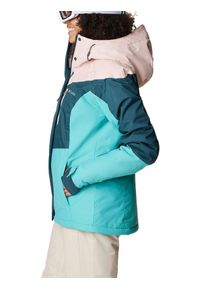 columbia - Kurtka narciarska damska Columbia Rosie Run Insulated. Kolor: różowy, wielokolorowy, niebieski. Sezon: zima. Sport: narciarstwo, bieganie