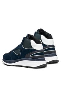Geox Sneakersy U Spherica Actif X1 U56HGA 02285 C4002 Granatowy. Kolor: niebieski. Materiał: zamsz, skóra #4