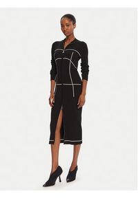 Patrizia Pepe Kardigan 8A1522 K265 FG09 Czarny Regular Fit. Kolor: czarny. Materiał: syntetyk #4