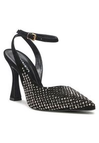 Pinko - PINKO Sandały Lisette Slingback PE 23 BLKS1 100566 A0N6 Czarny. Kolor: czarny. Materiał: skóra, zamsz #5
