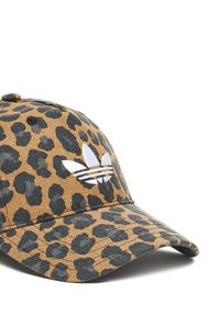 Adidas - adidas Czapka z daszkiem Leopard JW8034 Brązowy. Kolor: brązowy. Materiał: materiał, bawełna #3
