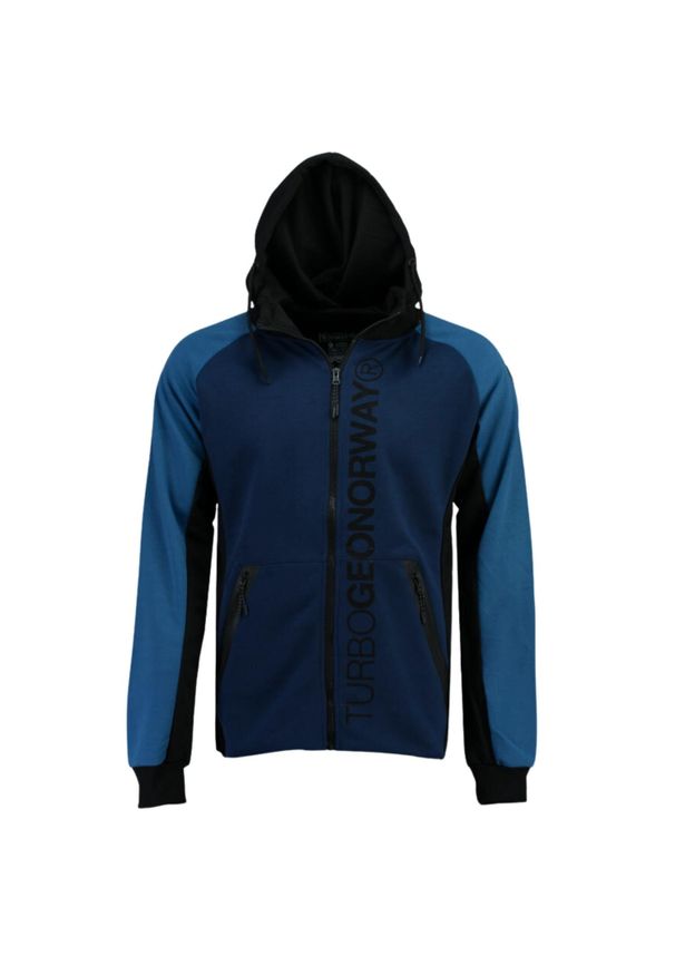 Bluza sportowa dla dzieci Geographical Norway Goton. Kolor: niebieski. Materiał: bawełna, poliester, elastan