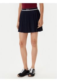 Guess Spódnica plisowana V5BD02 Z1152 Granatowy Regular Fit. Kolor: niebieski. Materiał: akryl