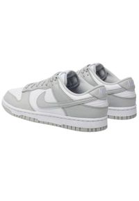 Nike - Męskie Buty Sportowe Dunk Retro Leather Low. Kolor: biały. Sezon: zima. Styl: retro, sportowy