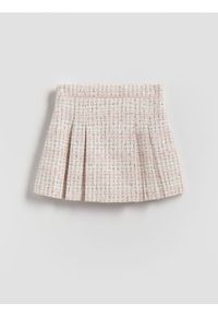 Reserved - Tweedowe spódnico-szorty - wielobarwny. Materiał: tkanina, bawełna #1