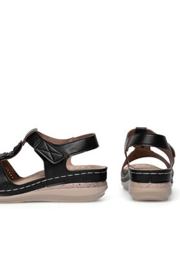 Clara Barson Sandały WYL0510-20 Czarny. Kolor: czarny. Materiał: syntetyk