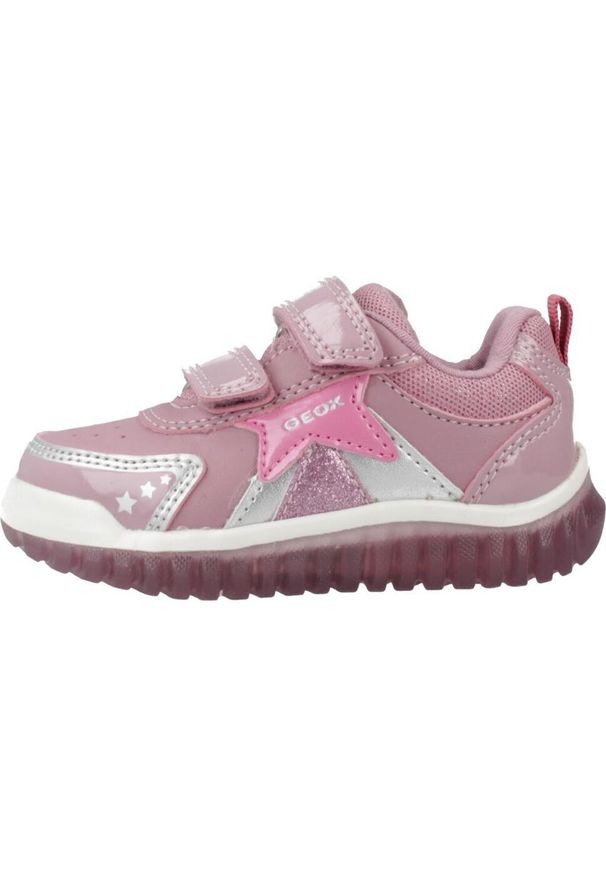 Geox - Buty GEOX B LIGHTYLOO GIRL Rose. Kolor: różowy. Materiał: syntetyk, tkanina. Sport: turystyka piesza