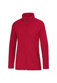 Kurtka Jako softshell Team. Kolor: czerwony. Materiał: softshell. Sport: turystyka piesza #1