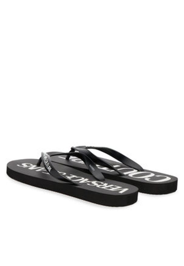 Versace Jeans Couture Japonki 80YA3SQ7 ZSS81 Czarny. Kolor: czarny. Materiał: syntetyk