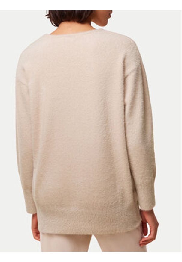 Triumph Sweter Smart Thermal 10221482 Beżowy Regular Fit. Kolor: beżowy. Materiał: syntetyk