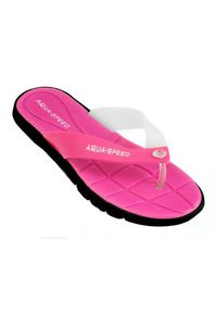 Aqua Speed - Klapki Aqua-Speed Bali 37 479 białe różowe. Okazja: na plażę. Kolor: biały, wielokolorowy, różowy. Materiał: syntetyk, materiał