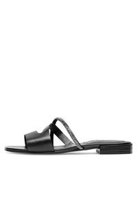 Badura Klapki BRITTOLI-A022-01 Czarny. Kolor: czarny. Materiał: skóra #6