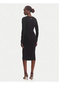 Fracomina Sukienka dzianinowa FJ23WD5002K51801 Czarny Slim Fit. Kolor: czarny. Materiał: syntetyk #4
