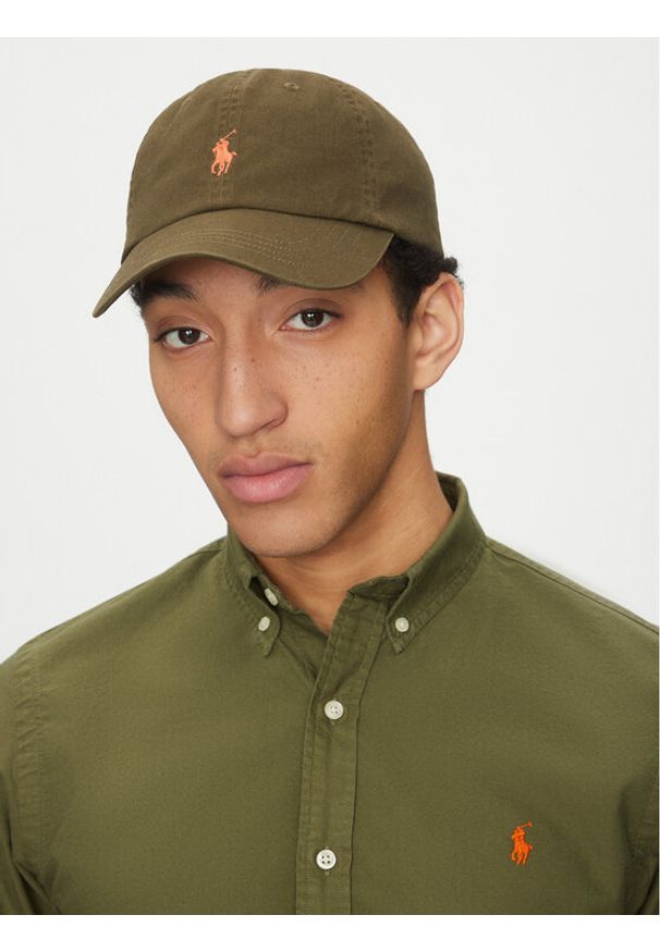 Polo Ralph Lauren Czapka z daszkiem Chino Ball Cap 710667709103 Khaki. Kolor: brązowy. Materiał: bawełna, materiał