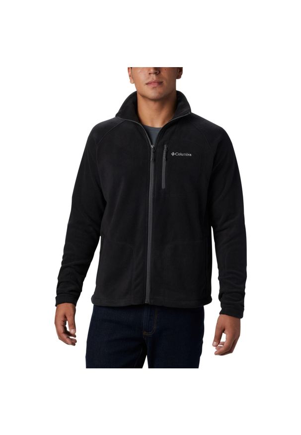 columbia - Bluza polarowa turystyczna męska Columbia Fast Trek II FZ. Kolor: czarny. Materiał: polar. Sport: turystyka piesza