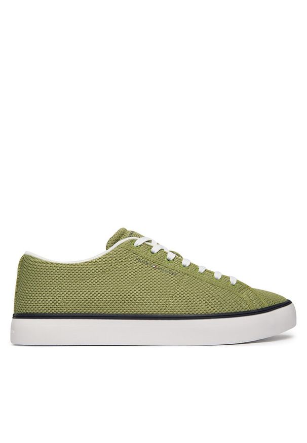 TOMMY HILFIGER - Tenisówki Tommy Hilfiger. Kolor: zielony