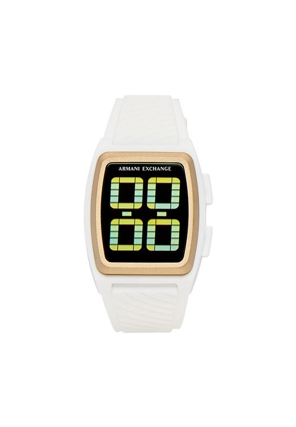 Zegarek Armani Exchange. Kolor: biały