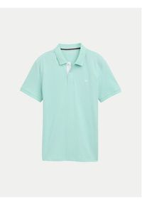 Tom Tailor Polo 1031006 Zielony Regular Fit. Typ kołnierza: polo. Kolor: zielony. Materiał: bawełna #4