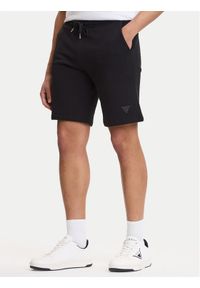 Guess Szorty sportowe M6GD12 K3020 Czarny Slim Fit. Kolor: czarny. Materiał: bawełna. Styl: sportowy #1