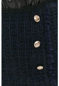 Pennyblack Spódnica kolor czarny mini rozkloszowana. Kolor: czarny. Materiał: tkanina. Wzór: gładki #5