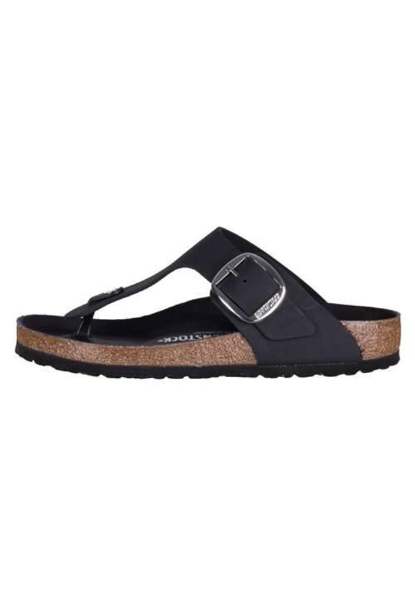Japonki damskie Birkenstock Gizeh Big Buckle. Kolor: czarny. Materiał: materiał