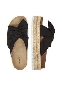 DeeZee Espadryle CT0626-16 Czarny. Kolor: czarny. Materiał: materiał #6