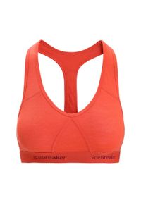 Icebreaker - Biustonosz termoaktywny icebreaker Sprite Racerback. Kolor: czerwony