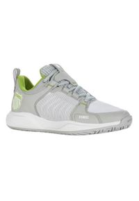 Buty do chodzenia damskie K-Swiss Ultrashot Team Allcourt 2024. Kolor: szary. Materiał: materiał, syntetyk. Szerokość cholewki: normalna. Sport: turystyka piesza #1