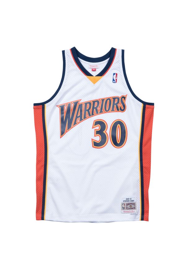 Mitchell & Ness - Koszulka Nba Golden State Warriors Stephen Curry. Kolor: wielokolorowy, biały, pomarańczowy. Sport: koszykówka