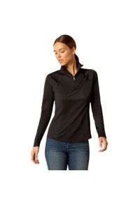 Bluzka jeździecka damska Ariat Sunstopper 3.0. Kolor: czarny. Długość rękawa: długi rękaw #1