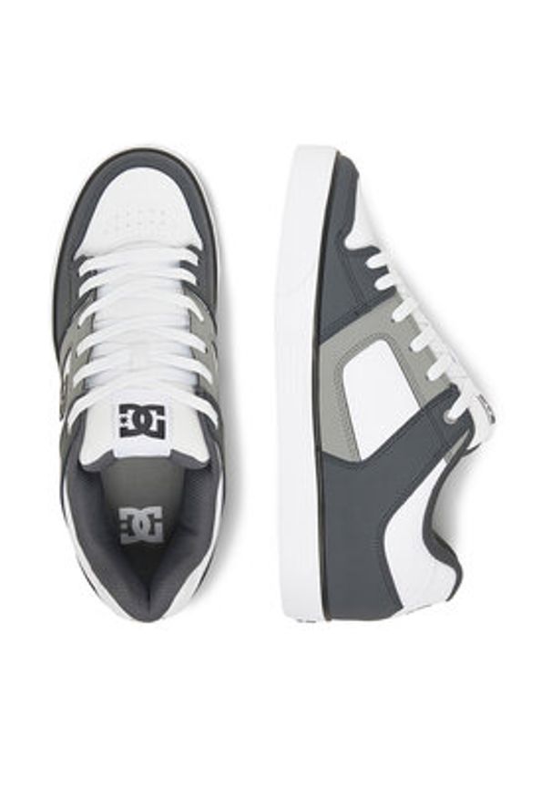 DC Sneakersy EO-PURE DC01782027 Szary. Kolor: szary. Materiał: nubuk, skóra