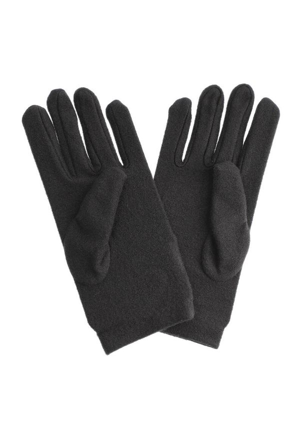 Czarne Rękawiczki Damskie Moraj. Kolor: czarny. Materiał: materiał. Styl: klasyczny, casual