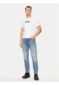 Karl Lagerfeld Jeans T-Shirt A1M17112 Biały Slim Fit. Kolor: biały. Materiał: bawełna, syntetyk #5