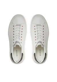 Guess Sneakersy Elba FMPVIB LEA12 Biały. Kolor: biały. Materiał: skóra #4
