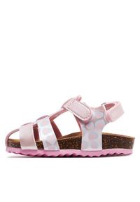 Geox Sandały B Sandal Chalki Girl B452RA 000NF C8010 S Różowy. Kolor: różowy #2