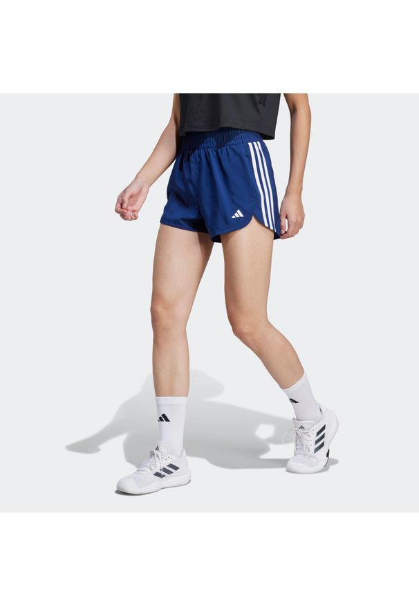 Adidas - Spodenki fitness cardio damskie ADIDAS. Materiał: materiał, skóra. Sport: fitness
