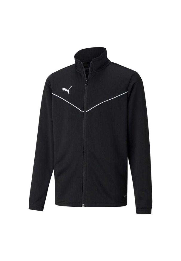 Puma - Dziecięca/niemowlęca Poliestrowa Kurtka Treningowa TeamRISE. Kolor: czarny. Materiał: poliester