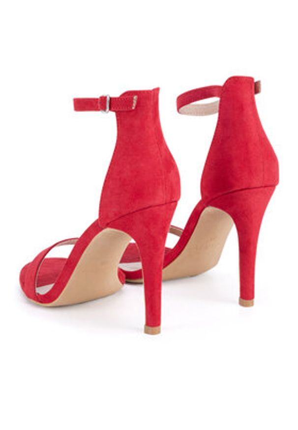 Jenny - JENNY Sandały SS13814 Czerwony. Kolor: czerwony. Materiał: materiał