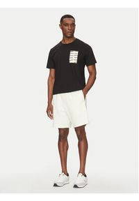 Calvin Klein Jeans T-Shirt Serif Box Graphic J30J327474 Czarny Regular Fit. Kolor: czarny. Materiał: bawełna #3