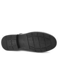 Czarne Botki S.Barski Modne Buty Damskie. Okazja: na co dzień. Zapięcie: sznurówki. Kolor: czarny. Materiał: lakier, skóra. Styl: casual #7