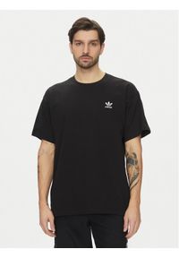 Adidas - adidas T-Shirt Trefoil Essentials JD0349 Czarny Oversize. Kolor: czarny. Materiał: bawełna #1