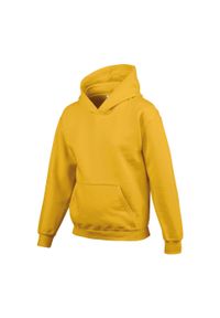 GILDAN - Sweatshirt bluza dziecięca z kapturem Gildan Heavy Blend ®. Typ kołnierza: kaptur. Kolor: żółty #2
