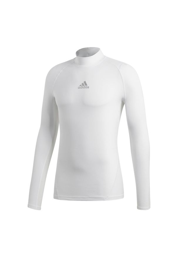 Adidas - AlphaSkin Climawarm golf 536. Typ kołnierza: golf. Kolor: biały. Technologia: ClimaWarm (Adidas). Sport: golf