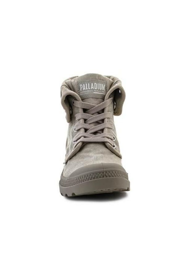 Buty do chodzenia damskie Palladium 92353365M. Zapięcie: sznurówki. Kolor: zielony. Materiał: materiał, tkanina, syntetyk. Szerokość cholewki: normalna. Sport: turystyka piesza